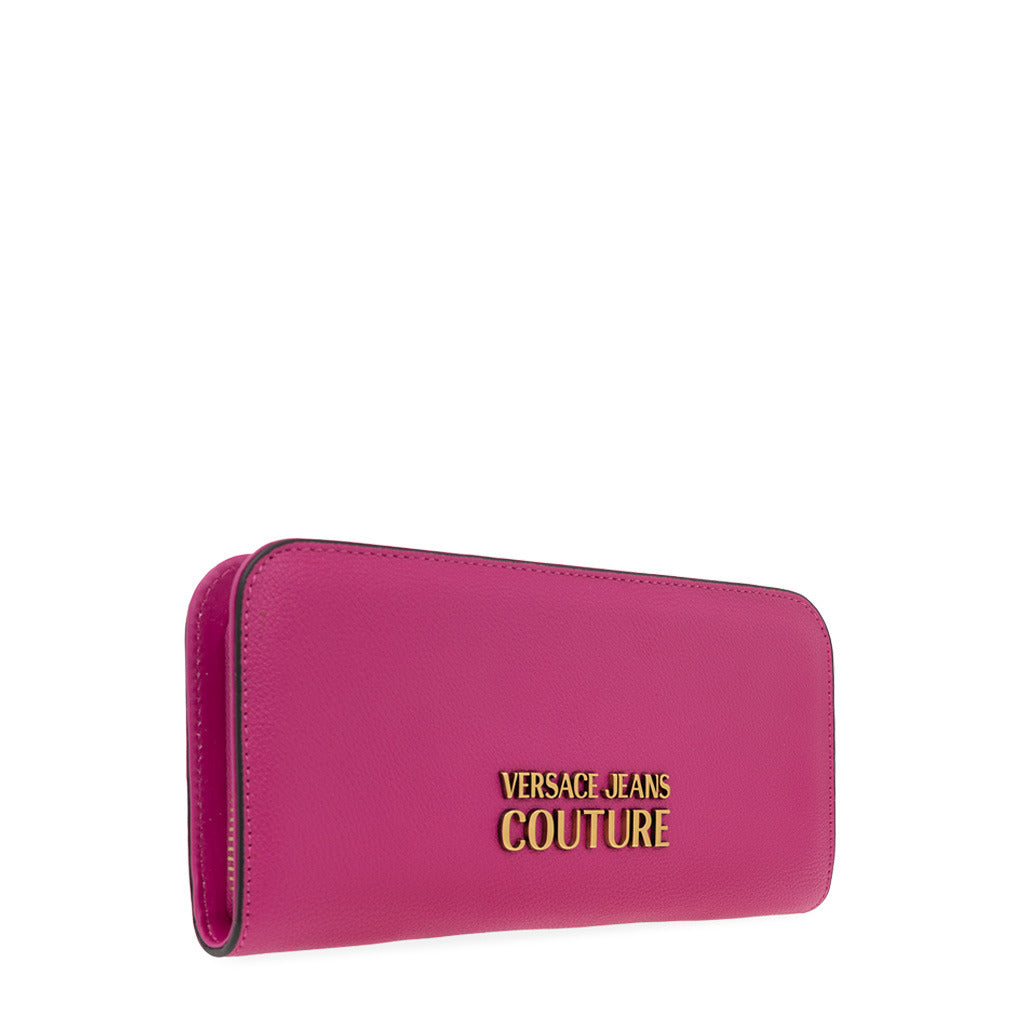 محفظة يد وردية بسحاب – Versace Jeans Couture