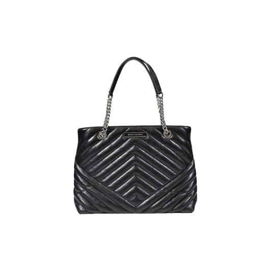 شنطة يد سوداء مبطنة بسحاب – Armani Exchange