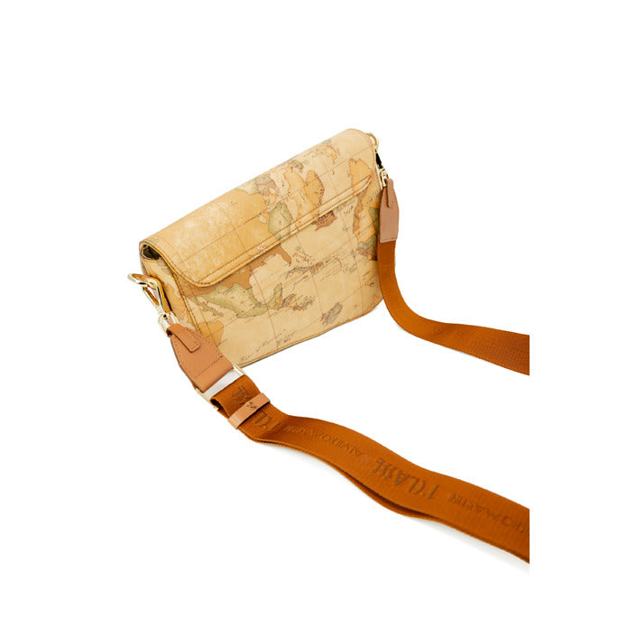 شنطة كروس بخرائط جغرافية وحزام عريض – Alviero Martini 1a Classe – Geo Map Print Crossbody Bag with Wide Strap