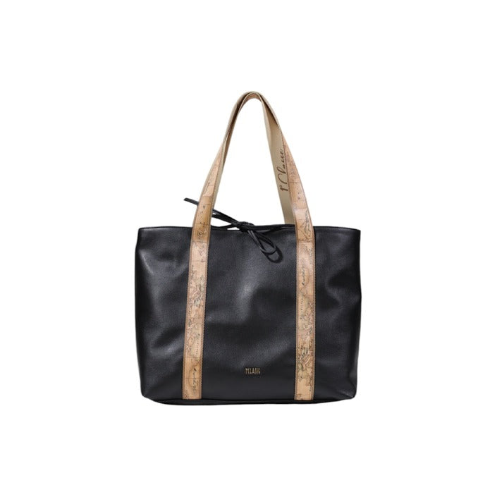 شنطة شوبينج بيضاء بلمسة خرائط – Alviero Martini 1a Classe – White Shopping Bag with Geo Map Handles