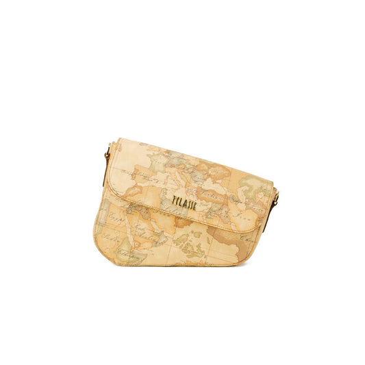 شنطة كروس بخرائط جغرافية وحزام عريض – Alviero Martini 1a Classe – Geo Map Print Crossbody Bag with Wide Strap